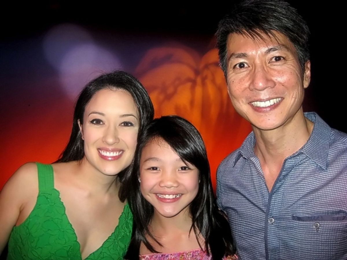 Deborah Lew, Kylie Liya Goldstein and Jason Ma at 